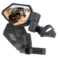 UTV Side Mirrors, Auto-Fold for RZR, Can-Am, Talon, Mule – US Flag Pattern – fits Honda Talon