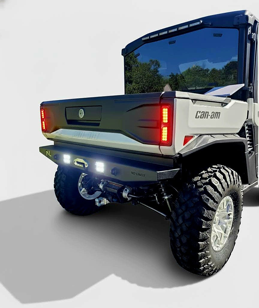 No Limit Rear Winch Bumper with LED Lights - Can-Am Defender HD11 (2026+)