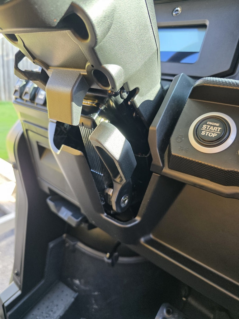 Can-Am Defender HD11 Steering Adjustment Handles — MCE Offroad, view 2