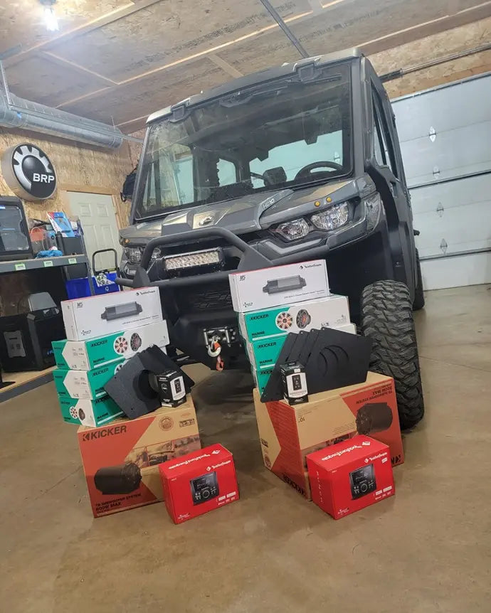 Can Am Defender Full Stereo Kit — MCE Offroad