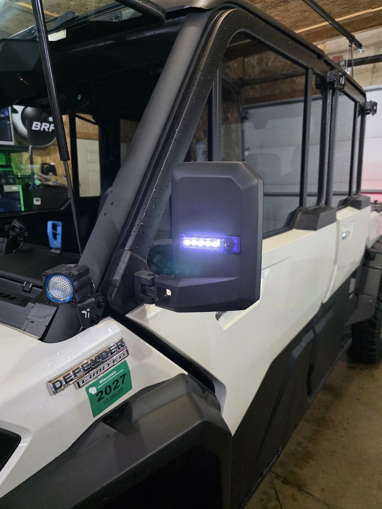 Defender Mirror Switch Back Light Insert Set — MCE Offroad, view 3