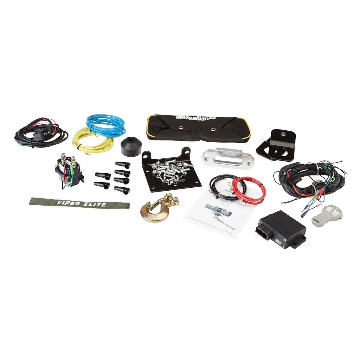 3,000 lb Elite Winch with Black AmSteel-Blue Synthetic cable