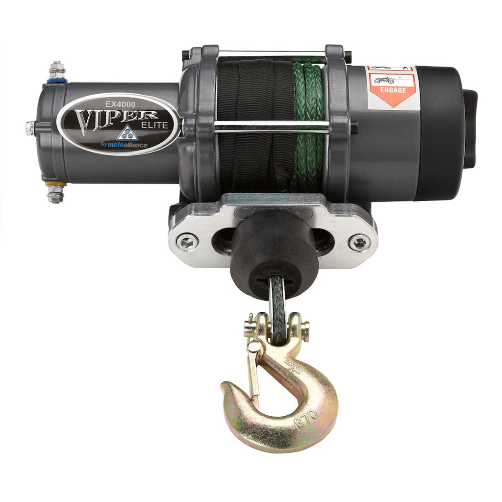VIPER Elite 4000 ATV/UTV Winch - 40ft GREEN Rope