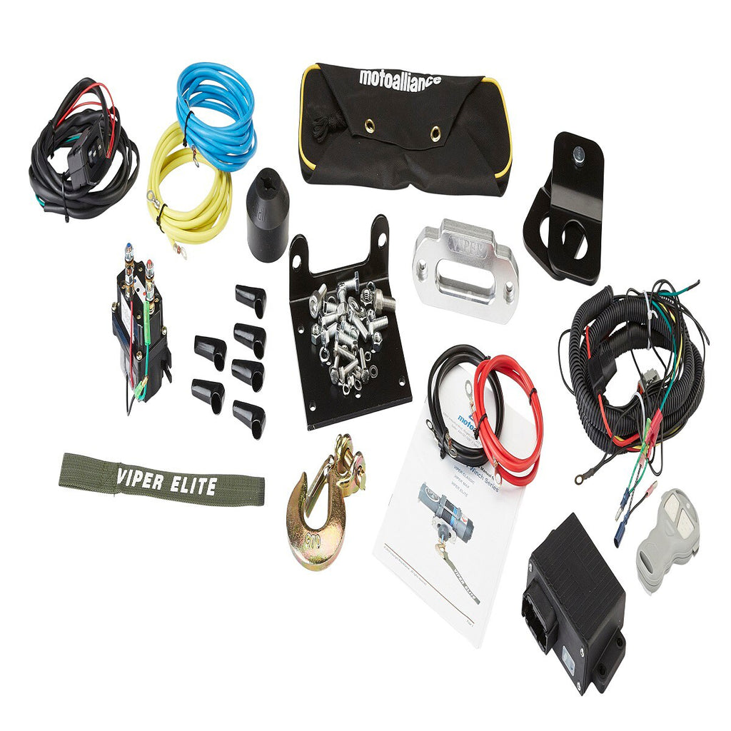 VIPER Elite 4000 ATV/UTV Winch - 40ft GREEN Rope