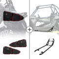 Front Door Side Door Bags & Side Nerf Bars Rock Sliders for Polaris RZR