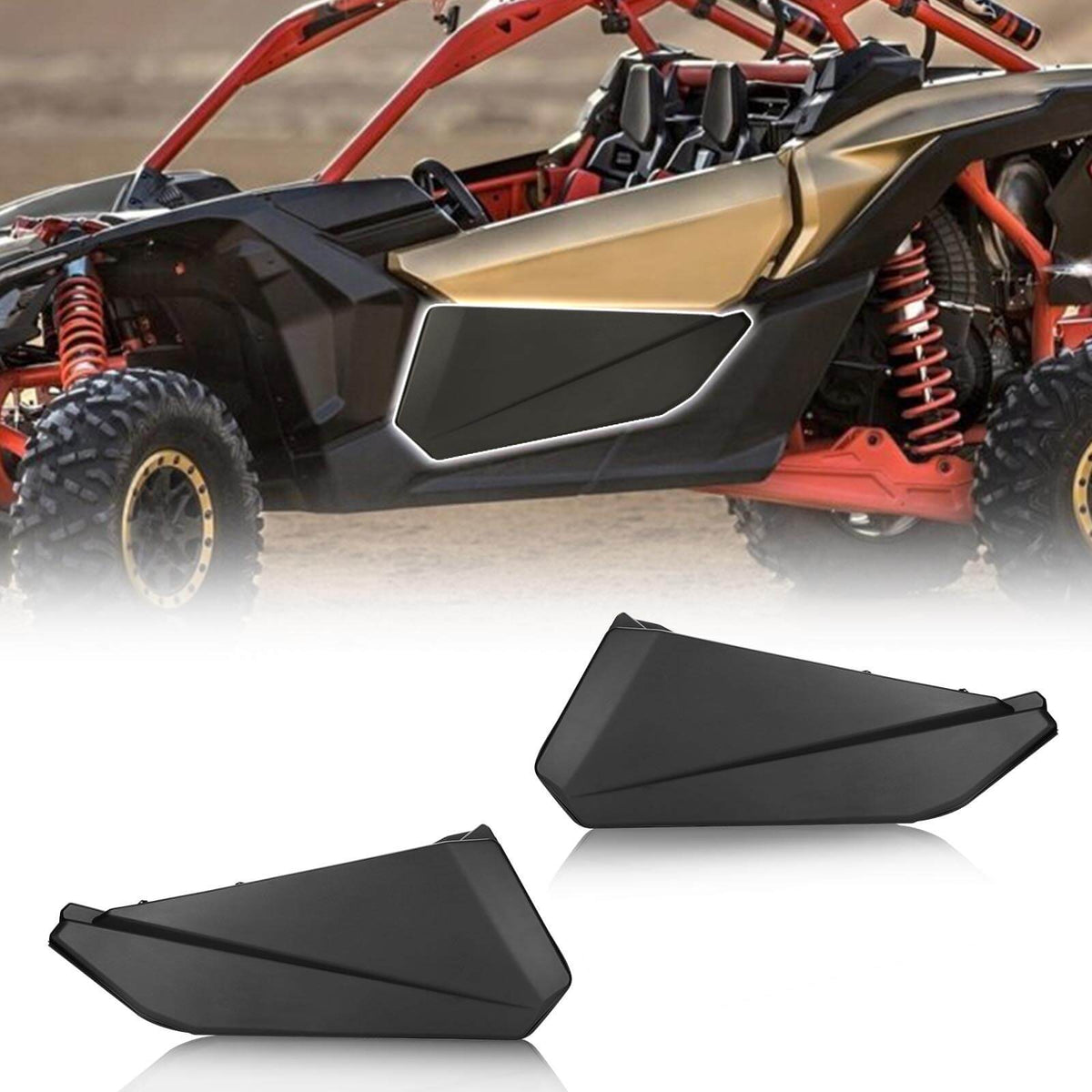 Front Lower Door Inserts & Heavy Duty Belts For Can-Am Maverick X3