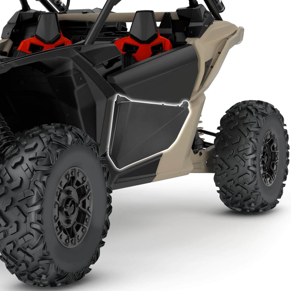 Front Lower Door Inserts & Mud Fender Flares for Can-Am Maverick X3