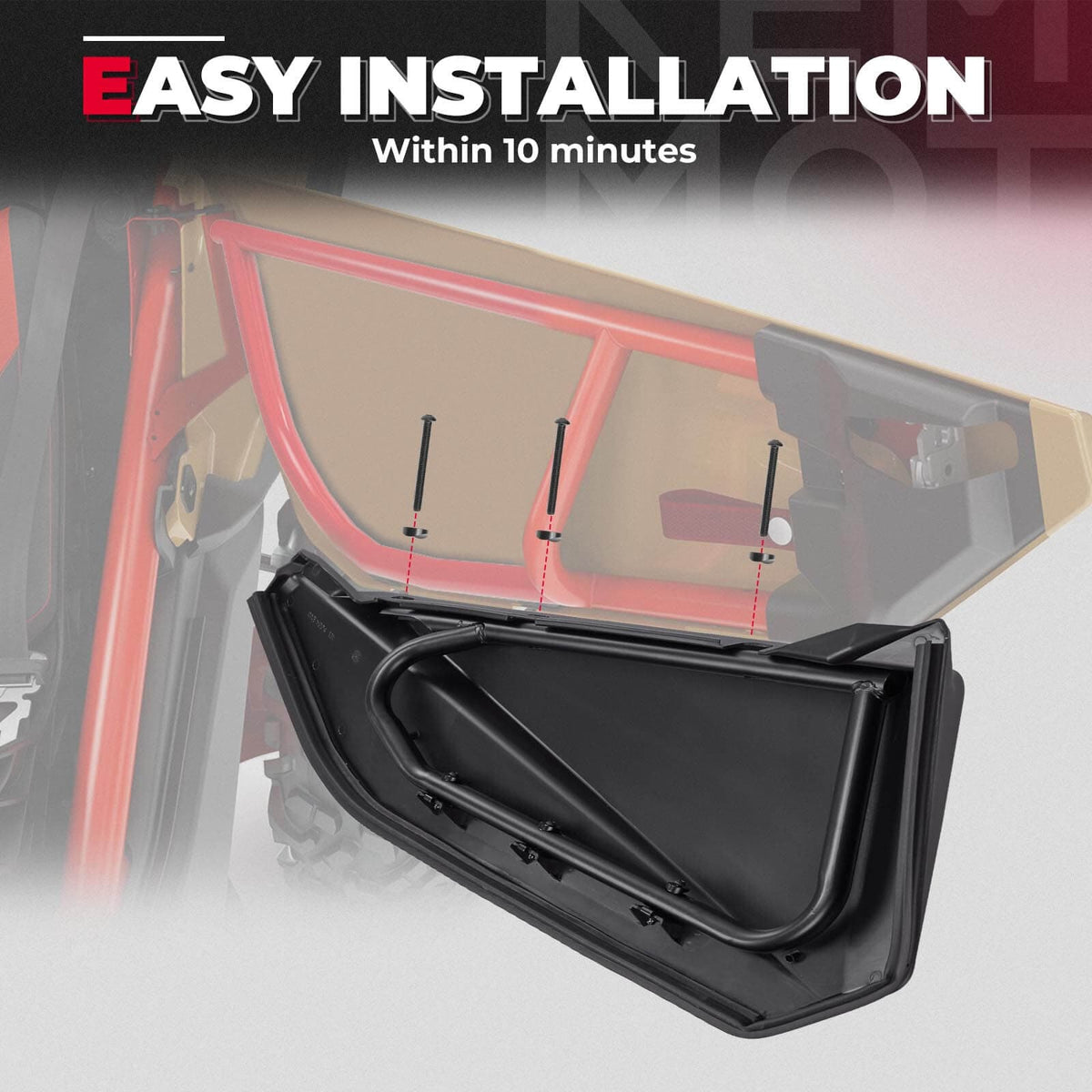 Front Lower Door Inserts & Mud Fender Flares for Can-Am Maverick X3