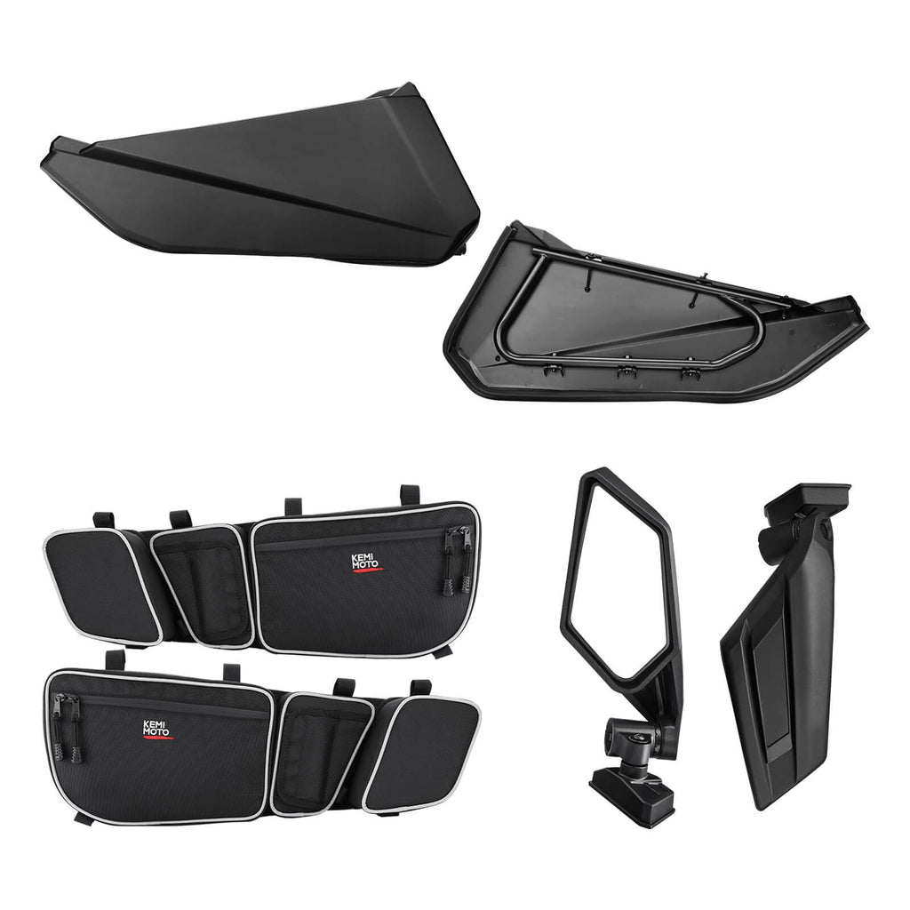 Door/ Door Bags / Rear Side Mirror Combo For Can Am Maverick X3 / Max Turbo R
