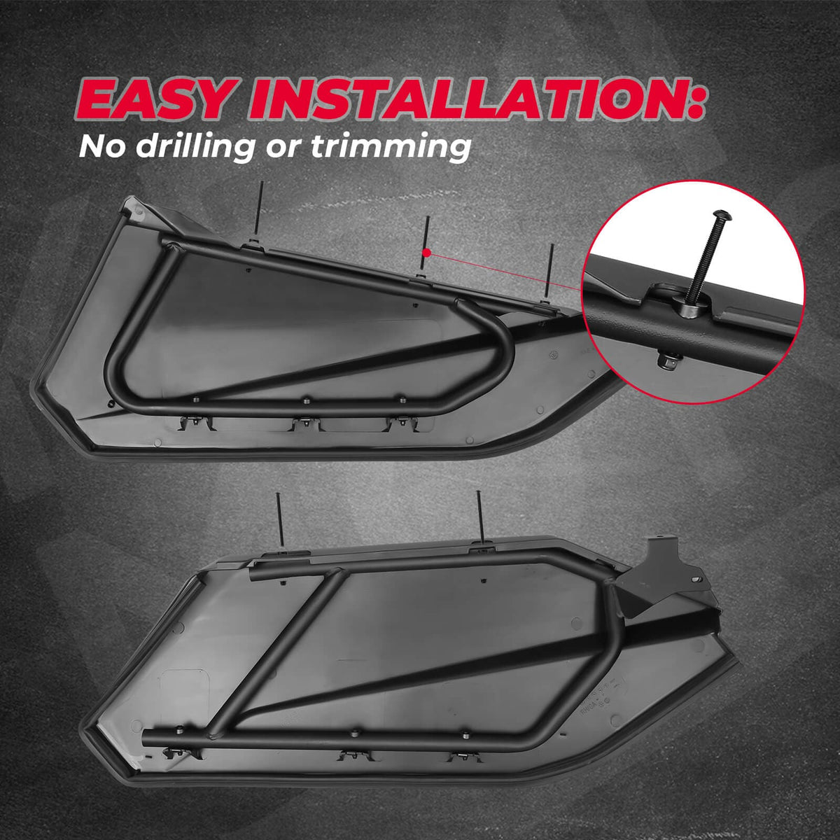 Door Panel & Mud Fender Flares For Can-Am Maverick X3 MAX