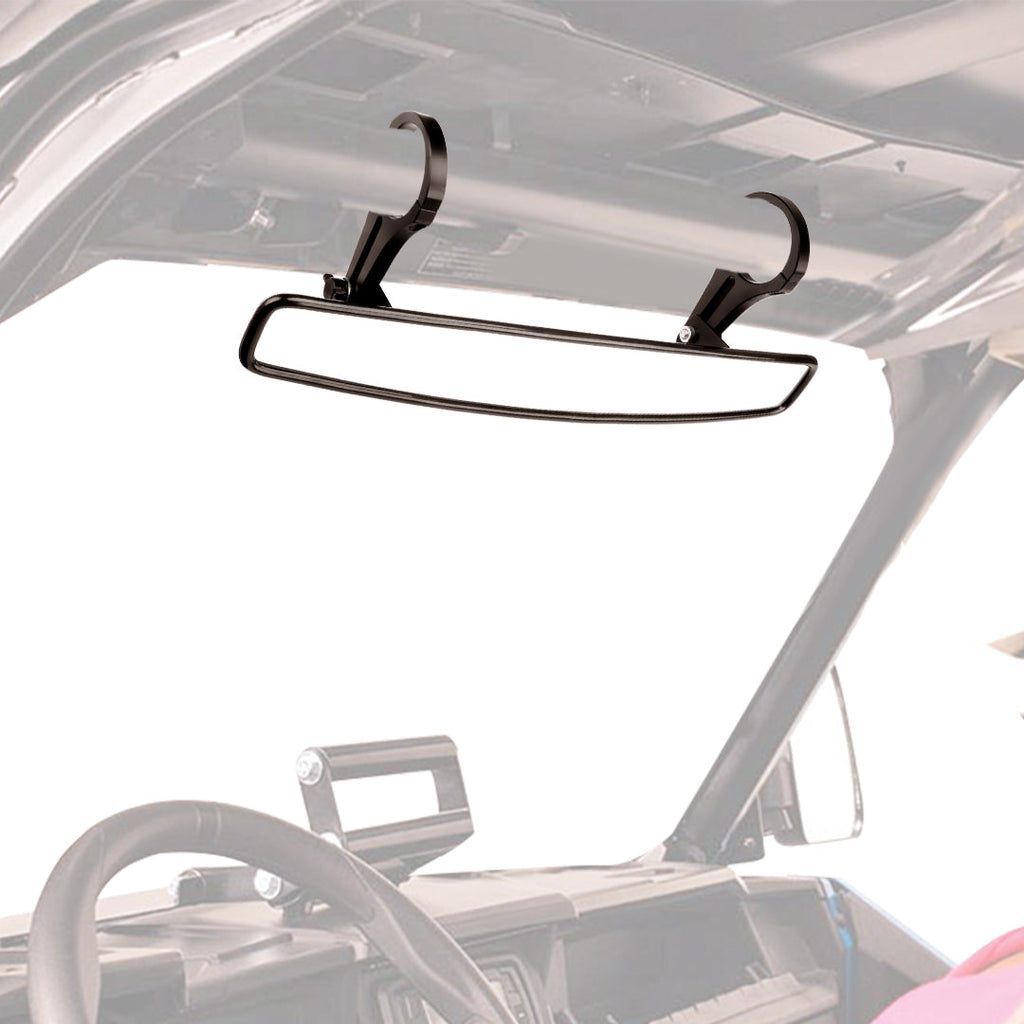 Rear View Mirror with 1.75" Clamps and Convex Design for Polaris RZR – fits Polaris RZR Pro XP