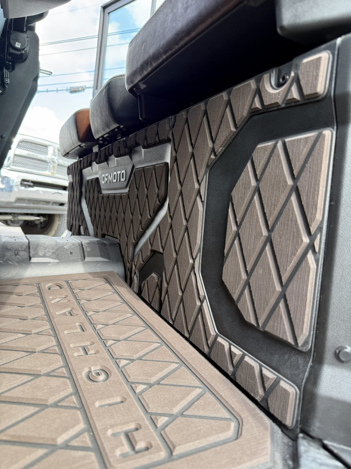 RADTECH foam panels fitted in a CFMoto U10 Pro Highland