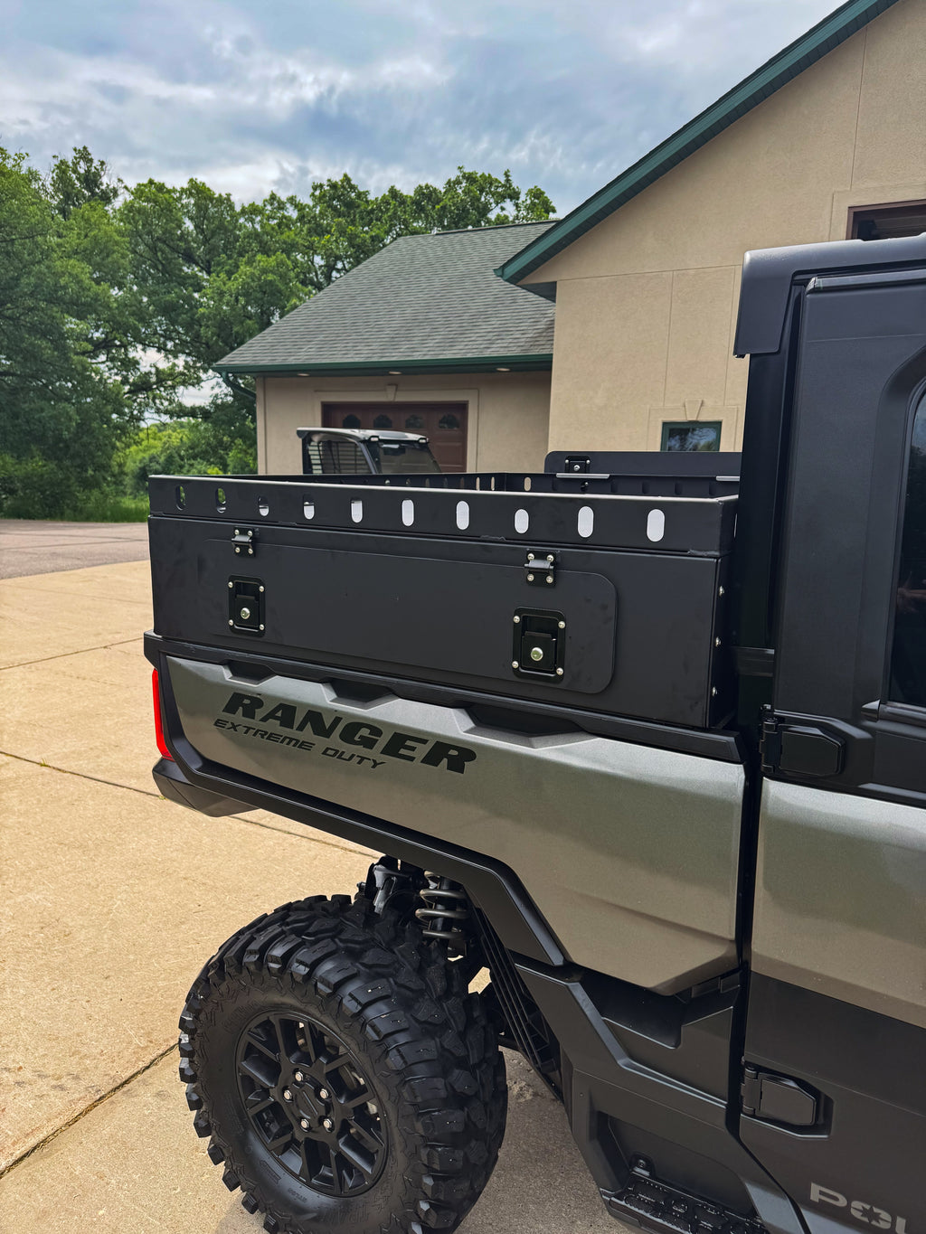 HIGHLANDS Cargo METAL UTV Rear Bed Cover for Polaris Ranger 1500