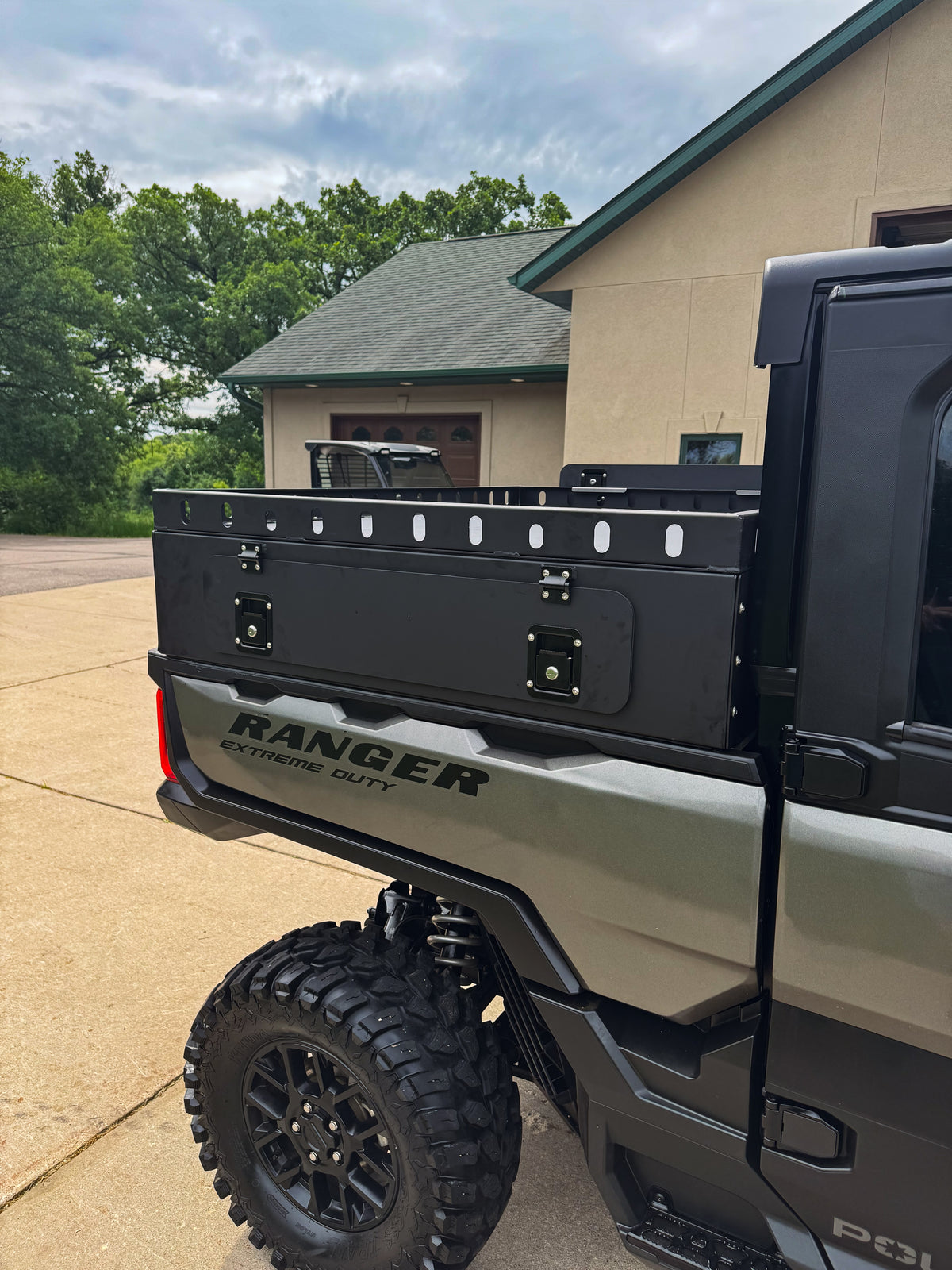 HIGHLANDS Cargo METAL UTV Rear Bed Cover for Polaris Ranger 1500