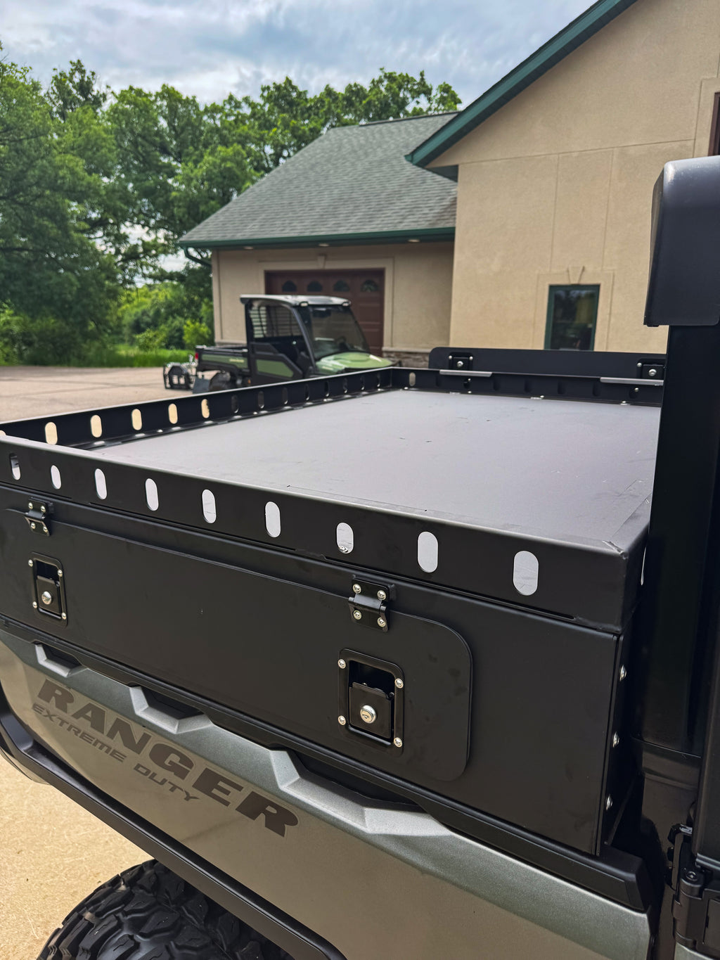 HIGHLANDS Cargo METAL UTV Rear Bed Cover for Polaris Ranger 1500