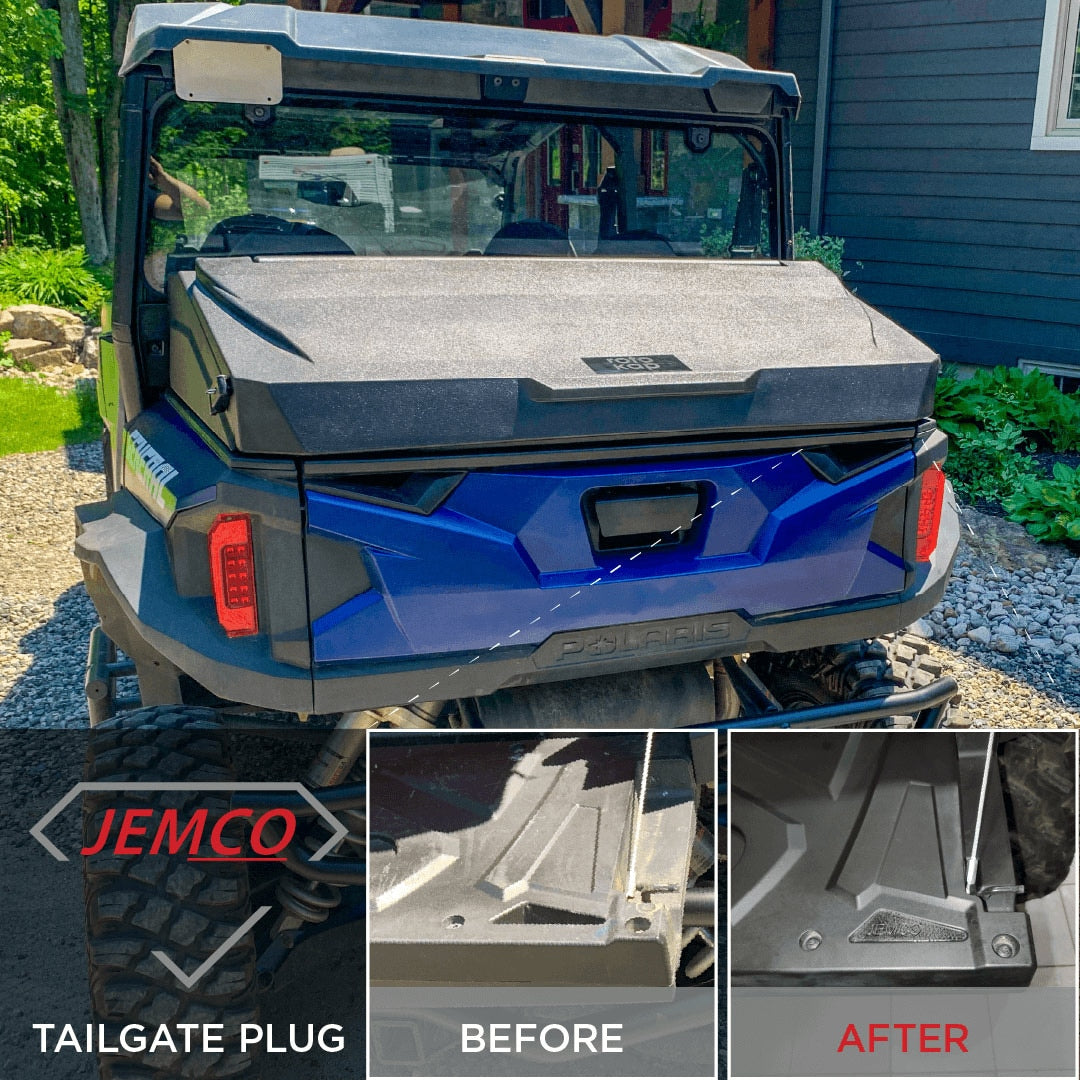 HIGHLANDS CARGO UTV Tail Gate Plugs for Polaris General.