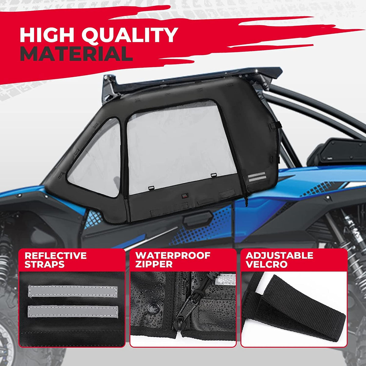 Soft Cab Enclosures & Fender Flares for Kawasaki Teryx KRX 1000 – fits Kawasaki Teryx KRX 1000 (view 4)