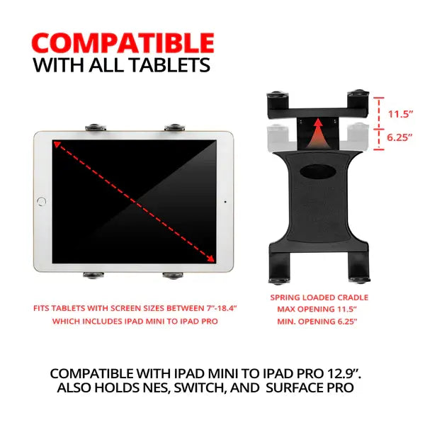 Long Arm Tablet Holder — MCE Offroad, view 5