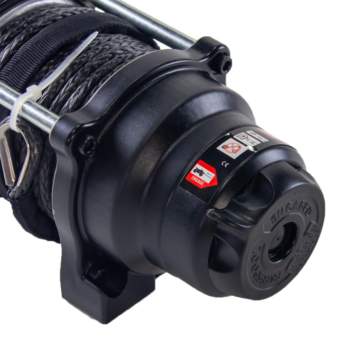 VIPER MIDNIGHT 3000lb Winch: Black Synthetic Cable