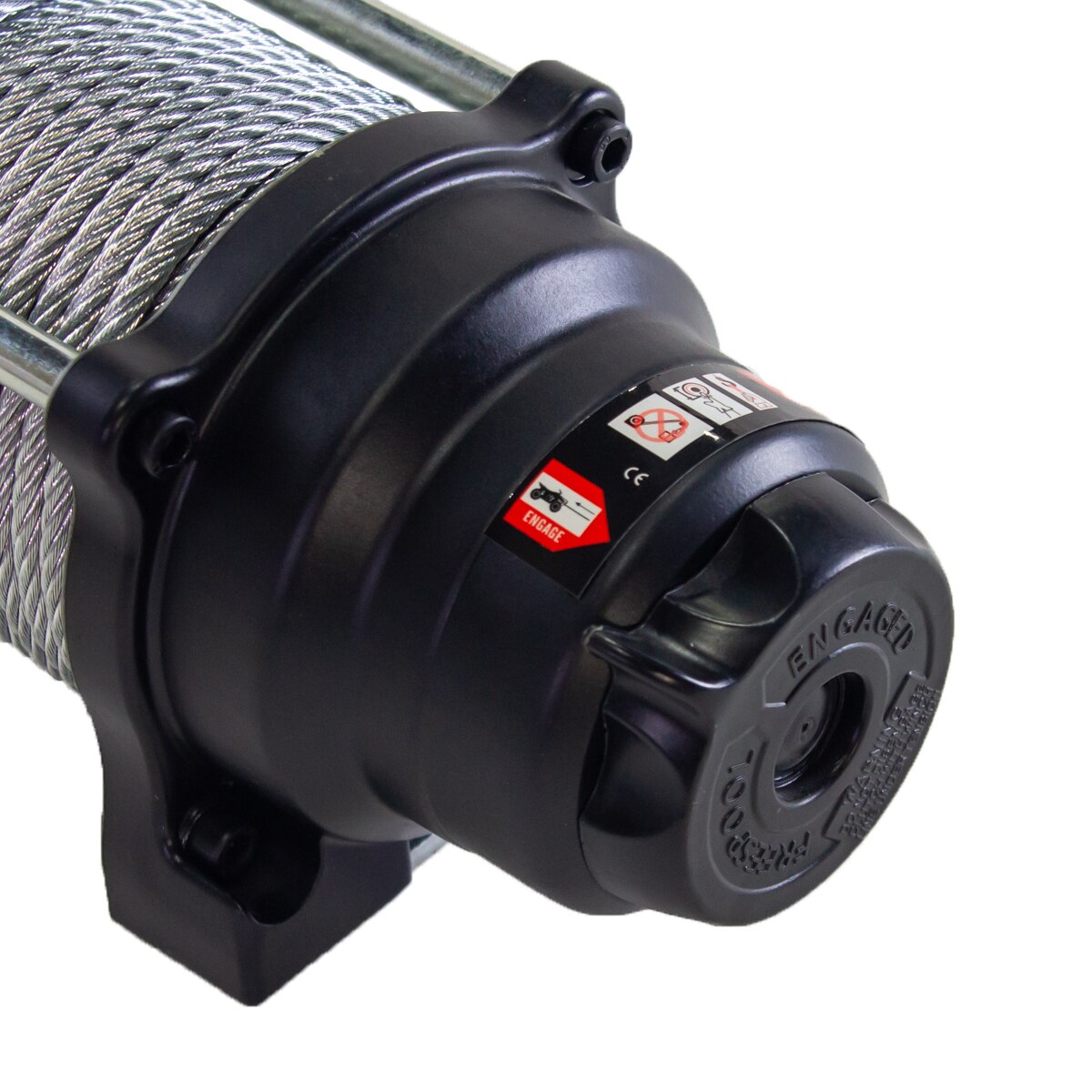 VIPER MIDNIGHT 3000lb Winch: Steel Cable