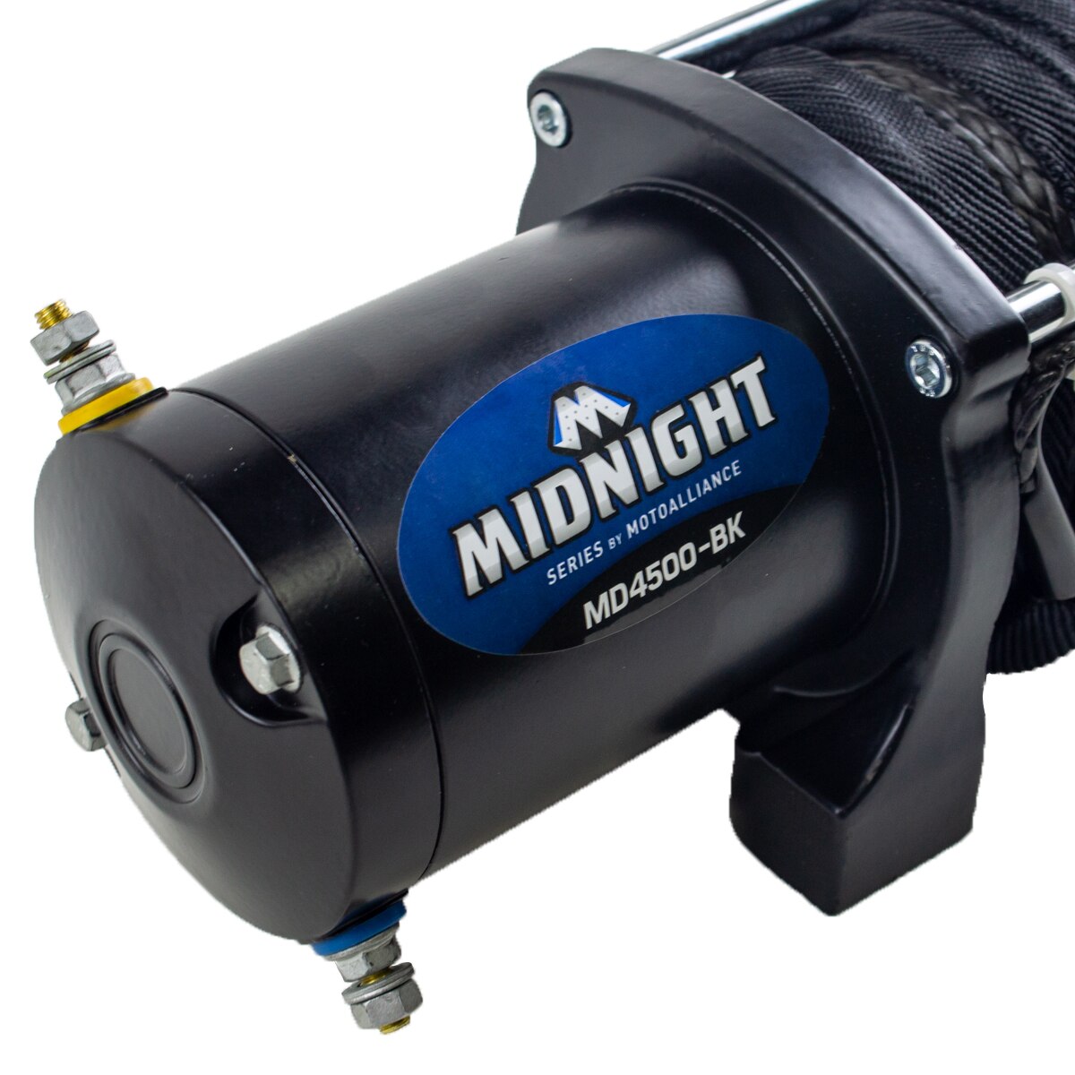 VIPER MIDNIGHT 4500lb Winch: Black Synthetic Cable