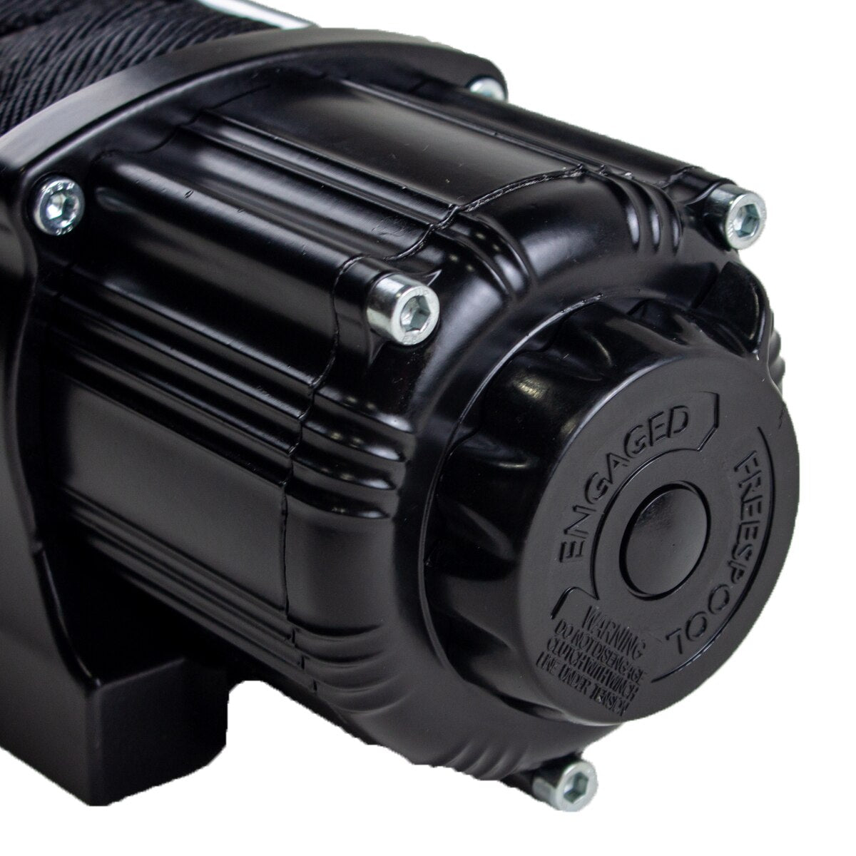 VIPER MIDNIGHT 4500lb Winch: Black Synthetic Cable