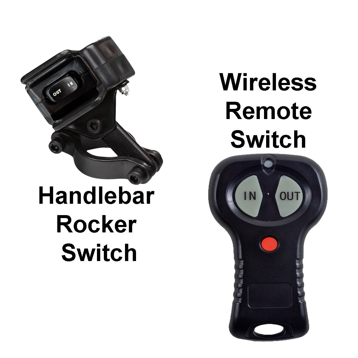 VIPER MIDNIGHT 4500lb Winch: Black Synthetic Cable