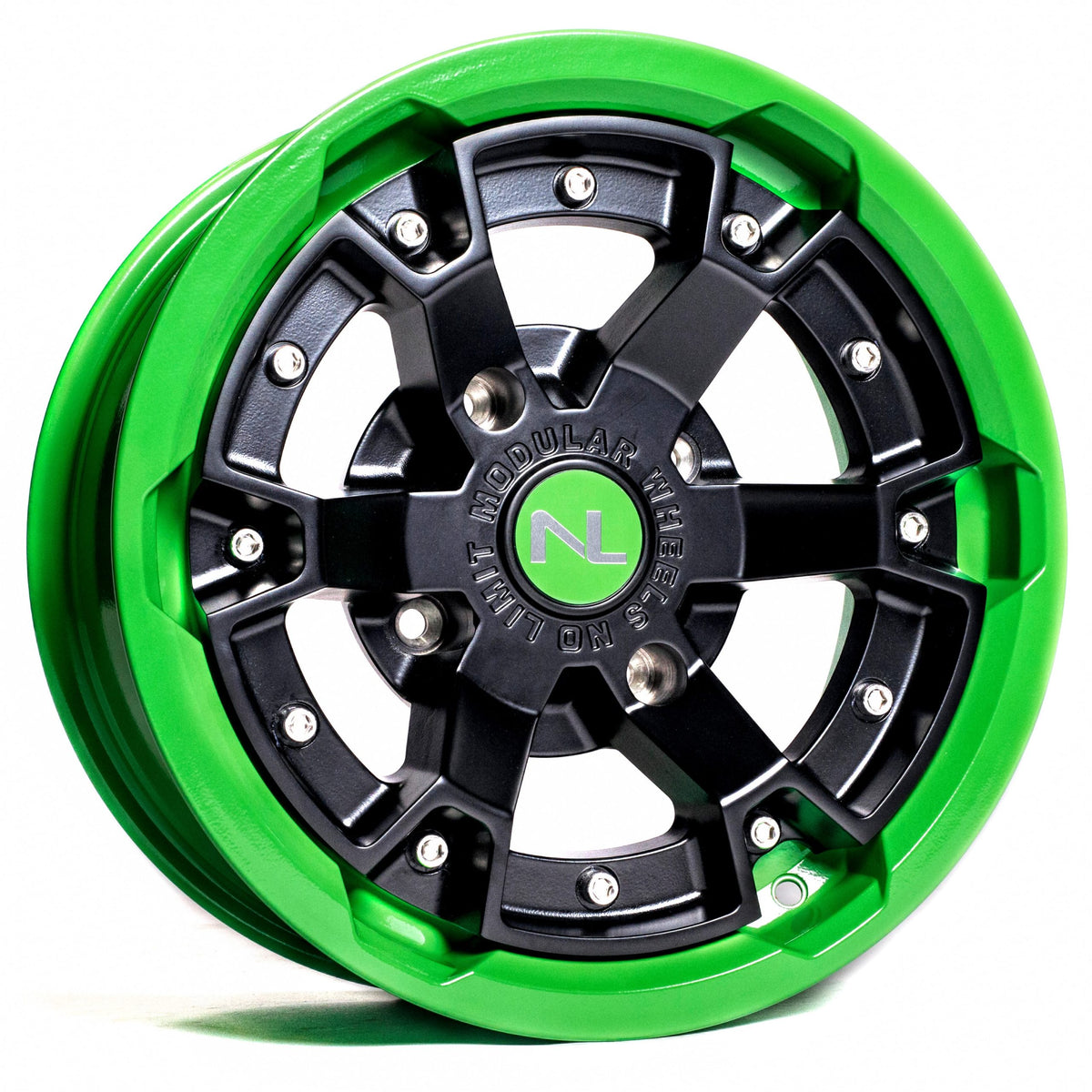 No Limit Deuce Matte 2-Piece Modular UTV Wheel - 14x7 / 15x7
