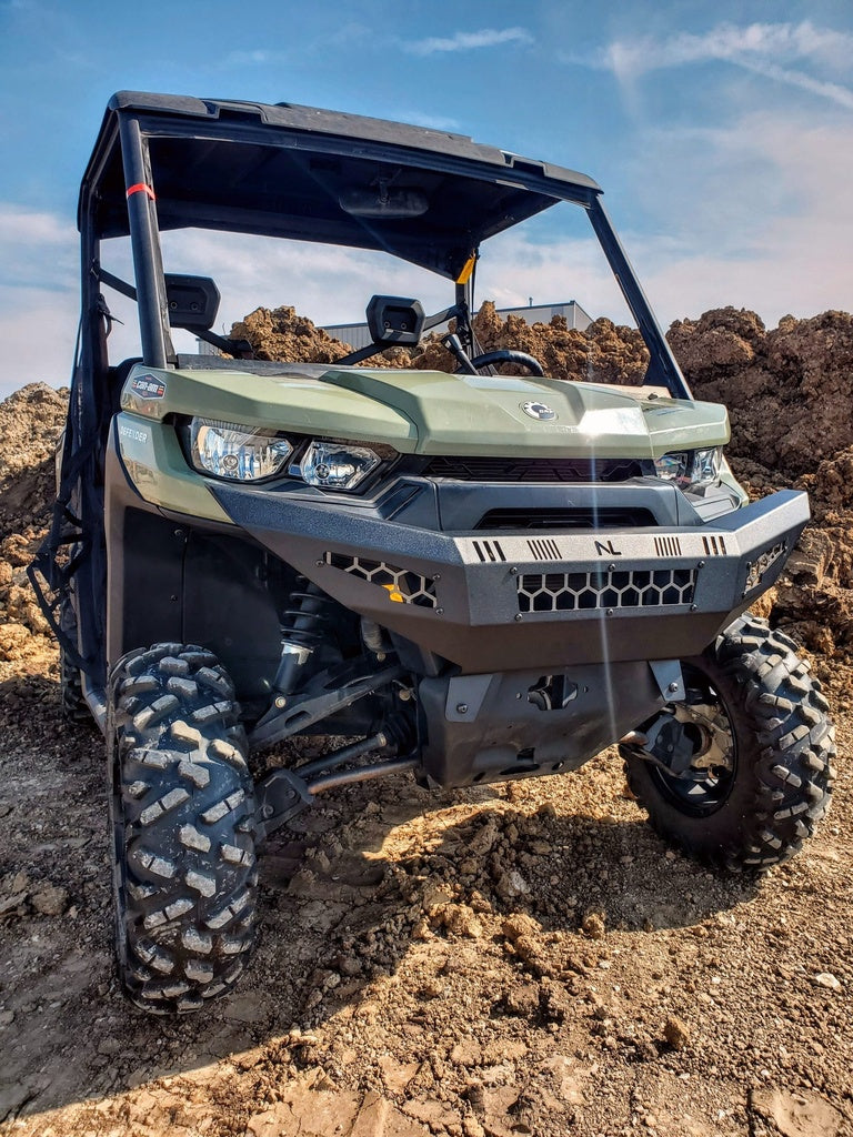 No Limit Front Bumper - Defender — MCE Offroad, view 4