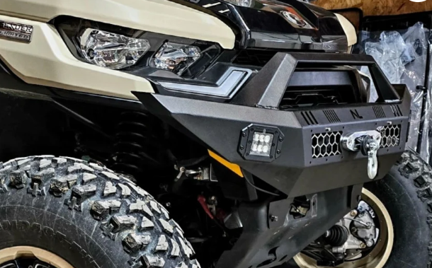 No Limit Front Winch Bumper - Defender — MCE Offroad, view 2