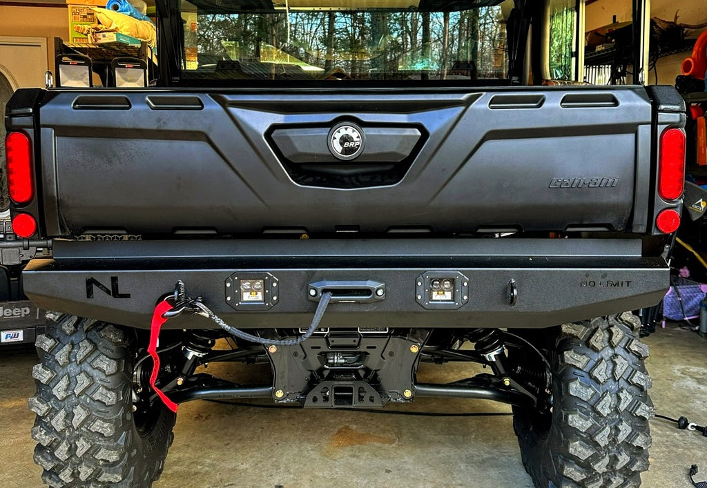 No Limit Rear Winch Bumper - Defender — MCE Offroad, view 3