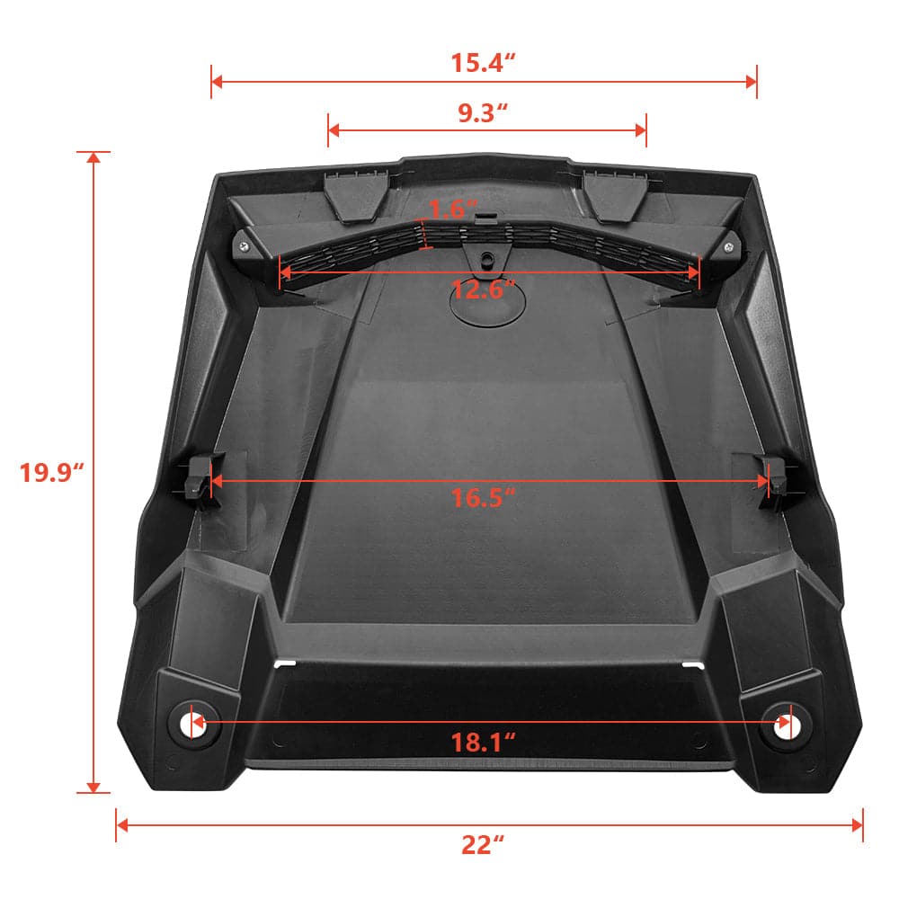 UTV Turbo Hood Scoop for RZR XP 1000/XP Turbo/1000S/900 – fits Polaris RZR S 900 (view 7)