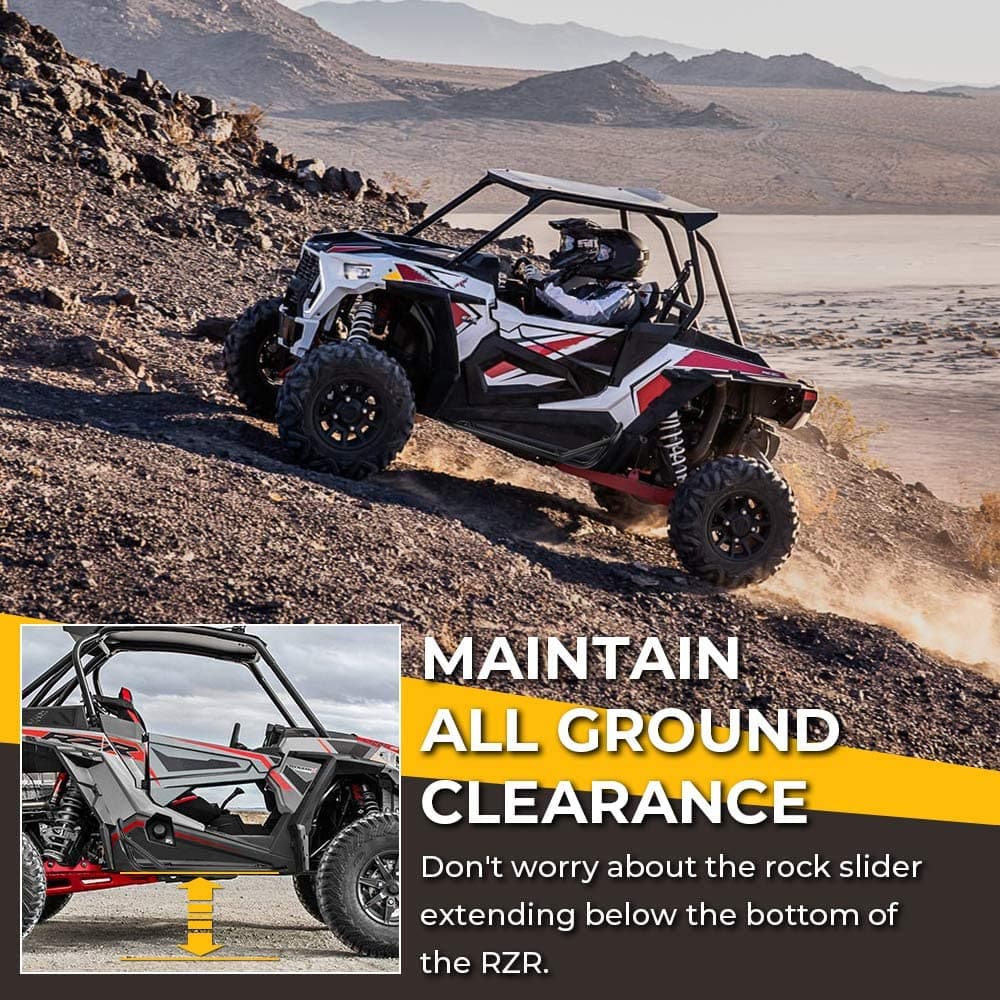 Nerf Bars Rock Sliders For Polaris RZR XP 1000/ XP Turbo