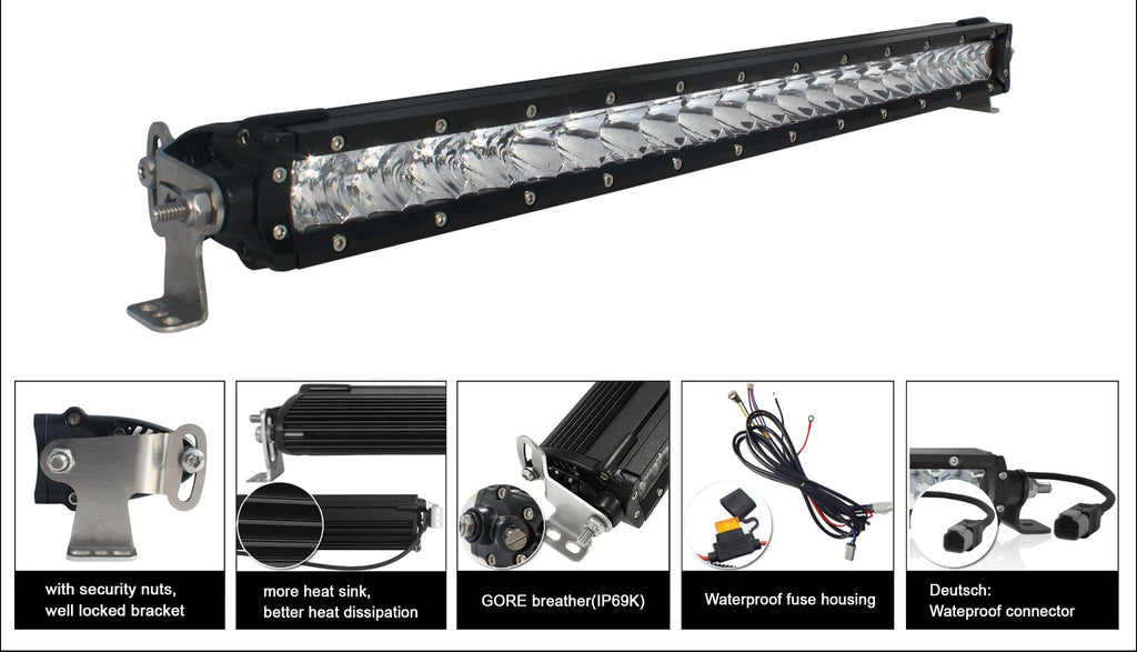SIRIUS PRO 20" Singe Row Light Bar
