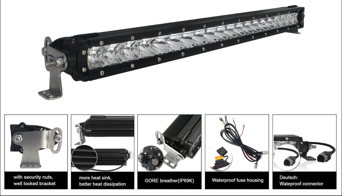 SIRIUS PRO 40" Singe Row Light Bar