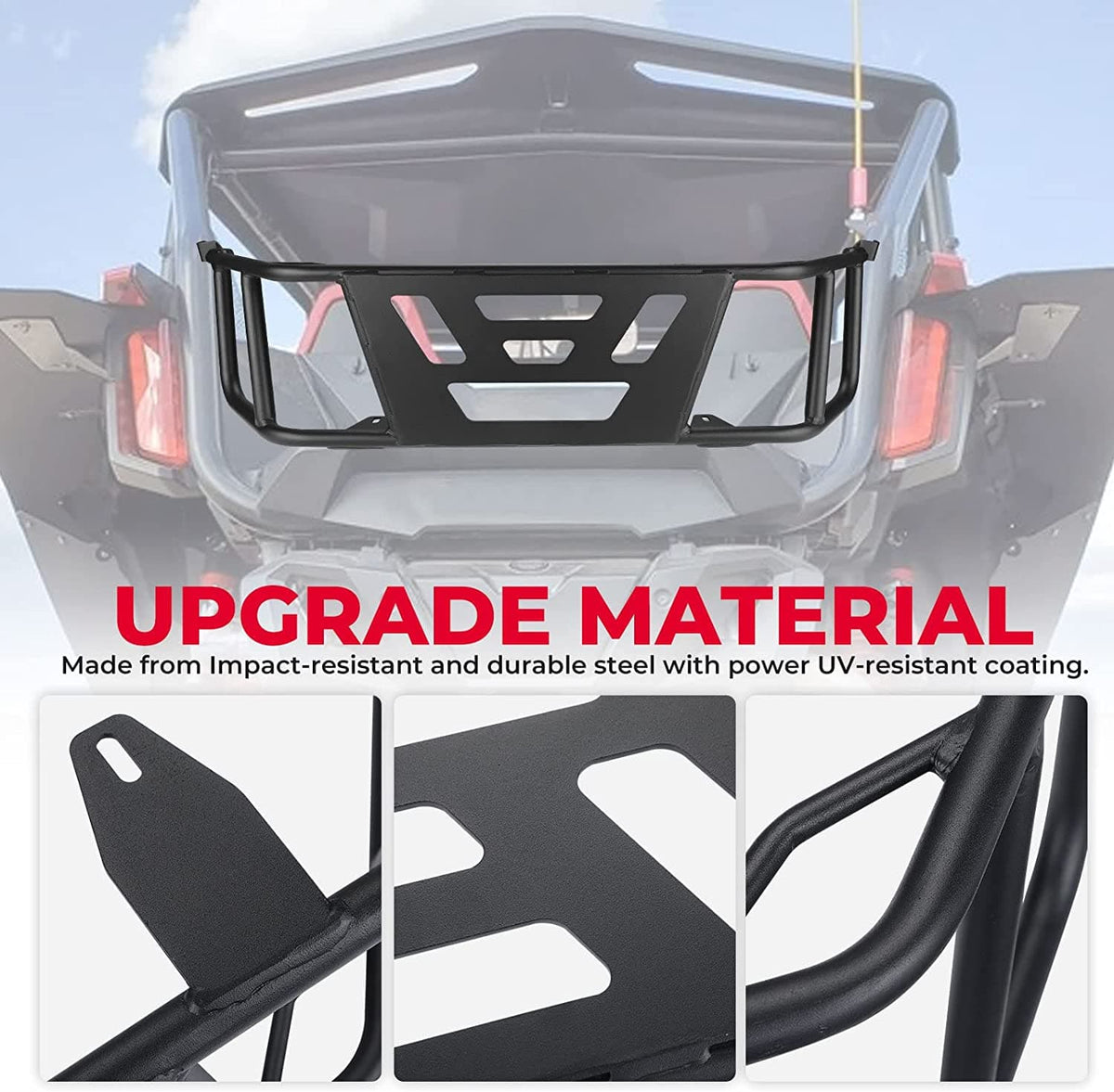 UTV Bed Enclosure Cargo Tailgate Extender for Talon 1000X 1000R 1000X-4 2019-2024 – fits Honda Talon 1000X-4