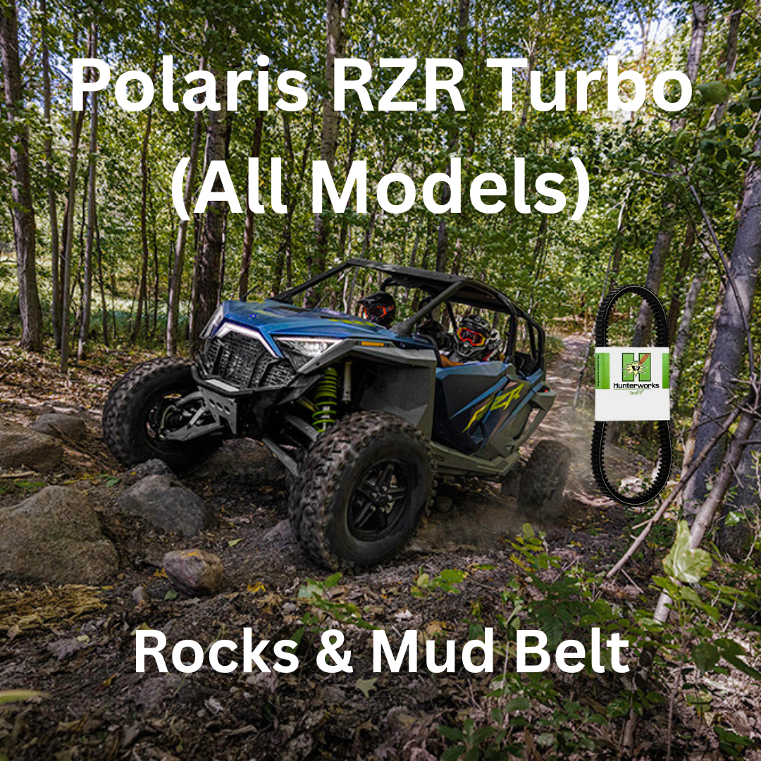 Hunterworks (Rocks & Mud) CVT Drive Belt for 2016-2026 Polaris RZR Turbo/RZR Pro/RZR Turbo R/RZR Turbo S