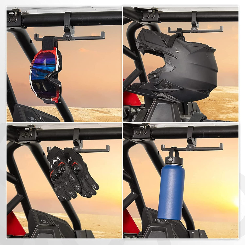 UTV Headset Hanger Helmet For 1.5"-2" Roll Cage
