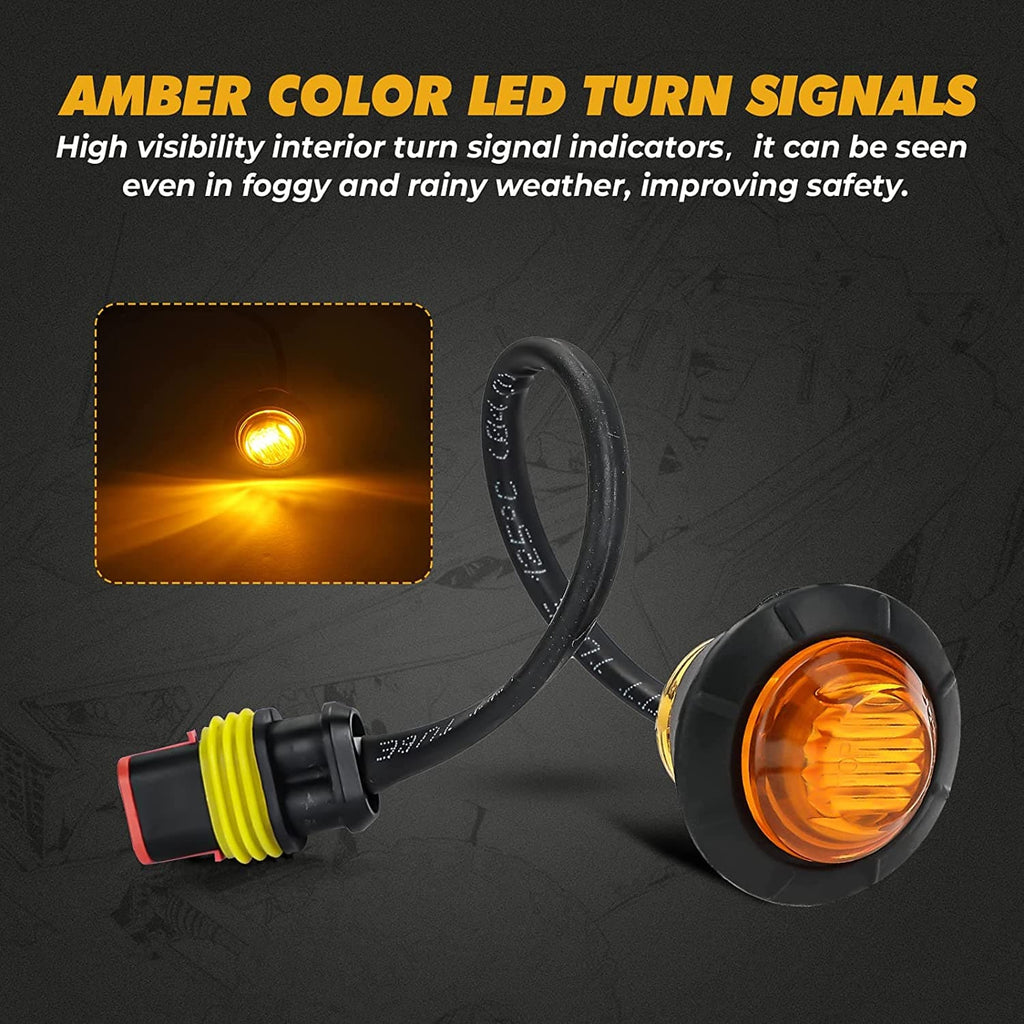 Universial UTV Turn Signal Kit & 105D Horn for Polaris, Can-Am, Pioneer