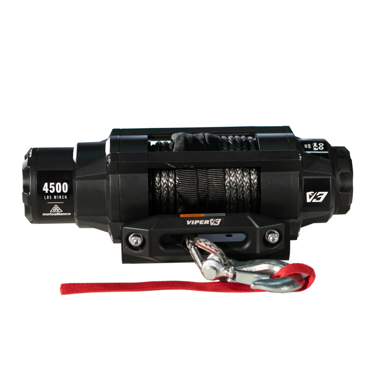 VIPER V3 4500 LB Wide Spool UTV Winch w/ Black Rope
