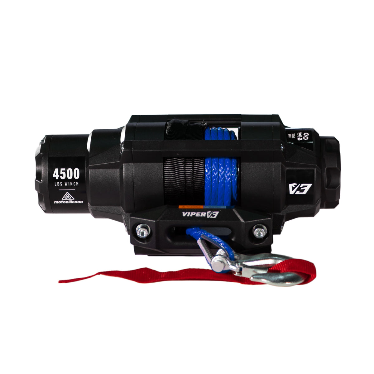 VIPER V3 4500lb Standard Spool Winch w/ Blue Rope