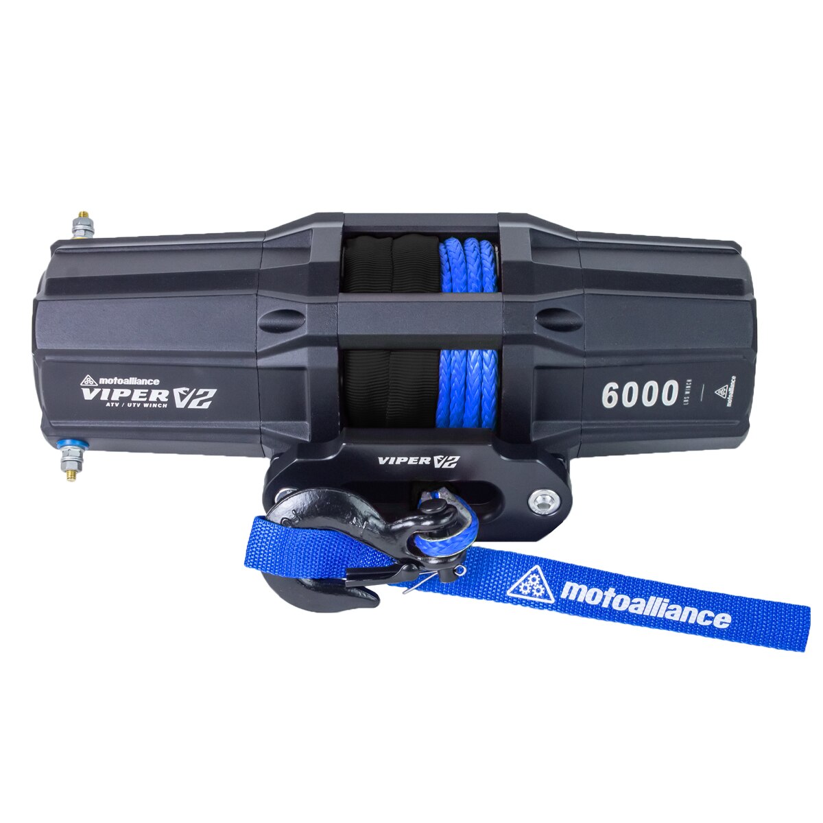 VIPER V2 6000 Standard Spool UTV Winch - 40ft BLUE Rope