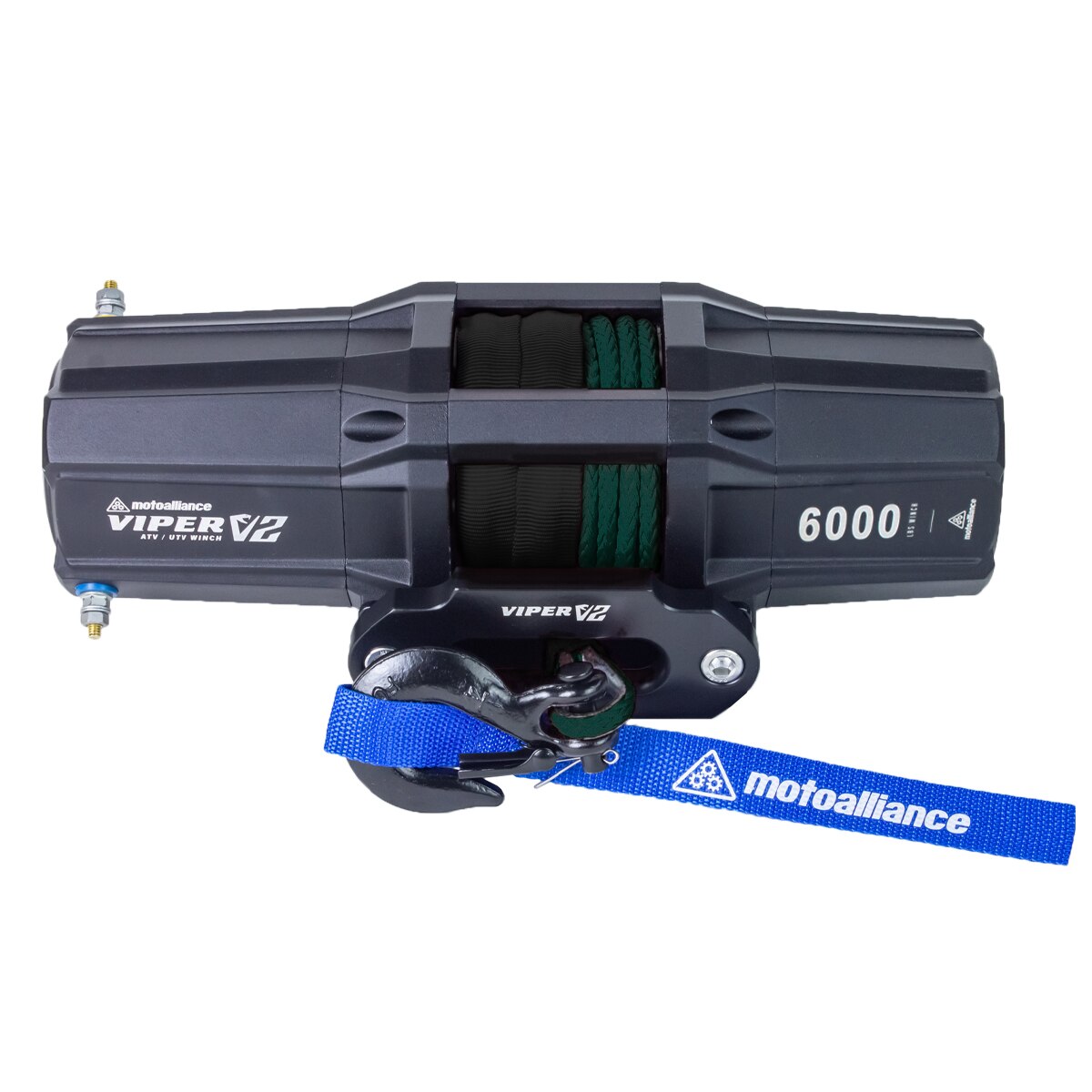 VIPER V2 6000 Standard Spool UTV Winch - 40ft GREEN Rope