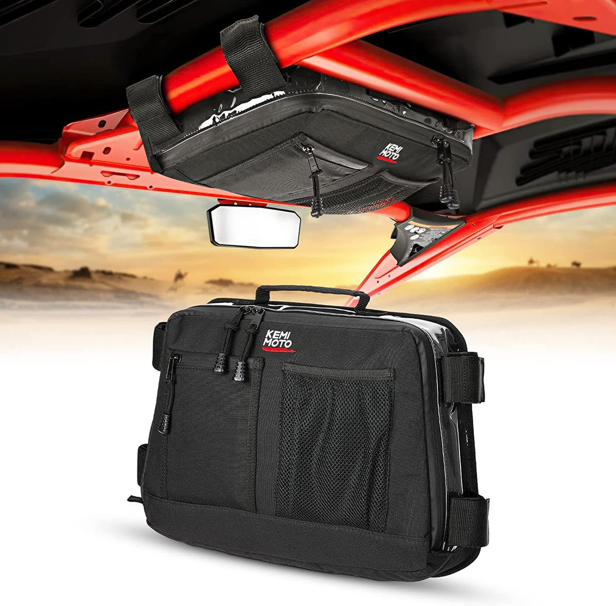 Overhead Roof Storage Bag for Can Am Maverick X3/X3 MAX – fits Can-Am Maverick X3 2-Seat