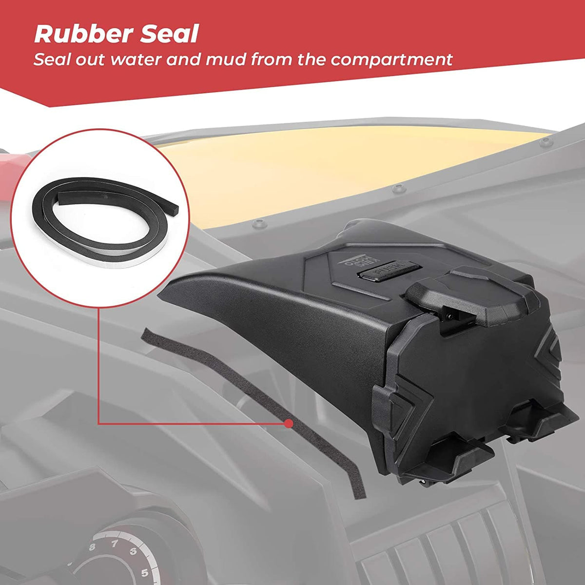Tablet Holder With Storage Box for Can Am Maverick X3/Max
