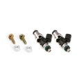 Injector Dynamics ID1050-XDS Fuel Injectors Polaris RZR 14mm Adapter Top w/ Connectors (Set of 2)