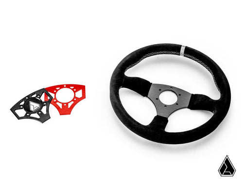 Assault Industries 350R Suede UTV Steering Wheel – fits Can-Am Commander (2011-2020)