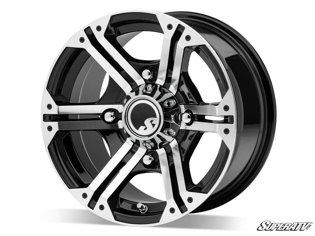 Intimidator Tires 26x10x14 on 14" Bandit H-Series Machined Finish Wheels 4/156 Pattern
