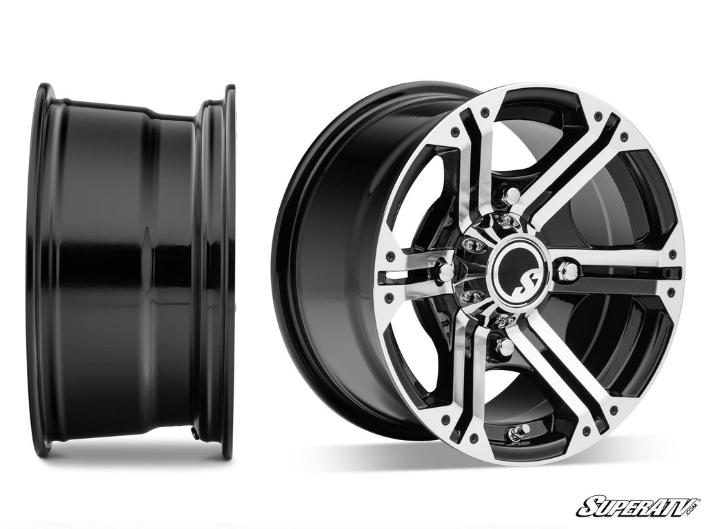Intimidator Tires 26x10x14 on 14" Bandit H-Series Machined Finish Wheels 4/156 Pattern