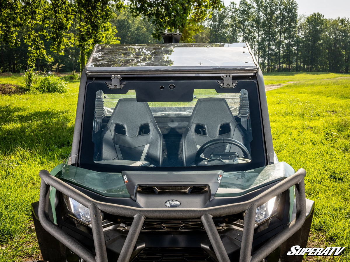 Can-Am Maverick Sport MaxDrive Power Flip Glass Windshield – fits Can-Am Maverick Sport 2-Seat (view 3)